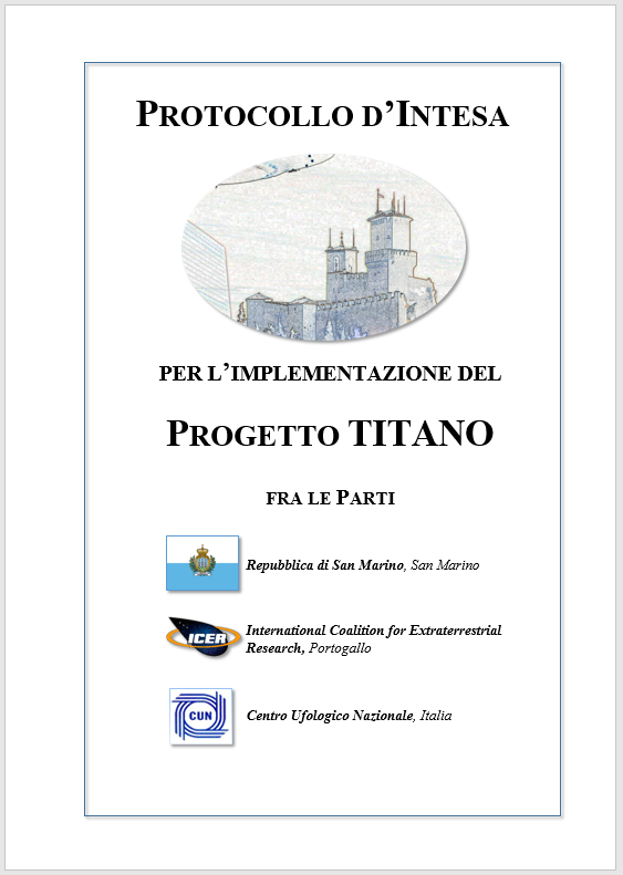 Il Protocollo d'Intesa del Progetto Titano