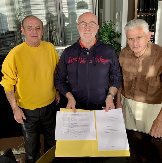 Le prime tre firme raccolte per l'Istanza d'Arengo