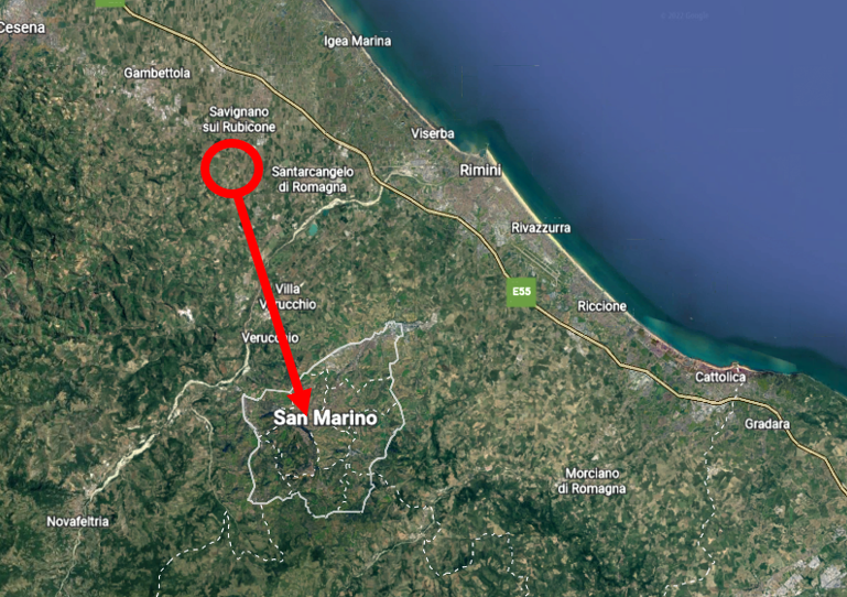Mappa della regione